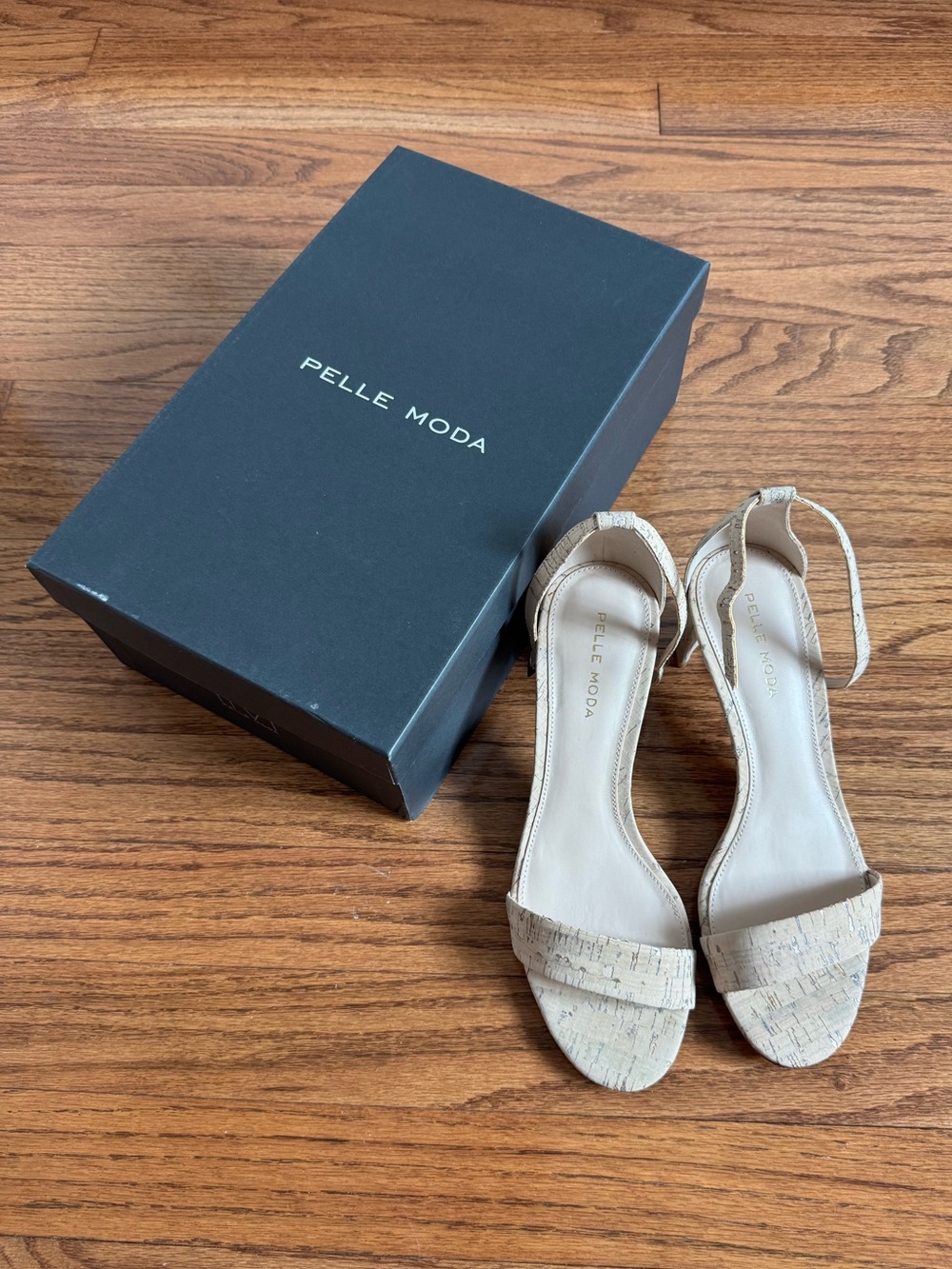 Pelle Moda Washed Cork Heels